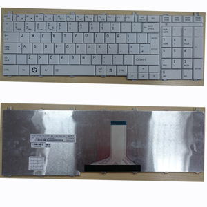 TOSHIBA SATELLITE C660 C660D C650 C655 L660 L675 UK LAPTOP KEYBOARD WHITE 