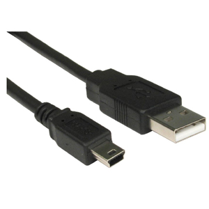 USB 2.0 A Male to Mini B Cable