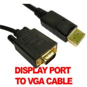 CABLE DISPLAY PORT TO VGA 2 METRE