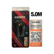 MAXAM 5M HDMI CABLE M-M- PREM CERT CABLE