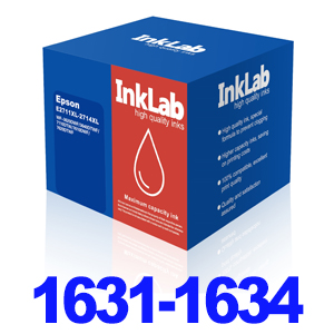 InkLab 1631-1634 Epson Compatible Multipack Replacement Ink