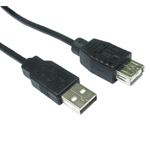 CABLE 1.8MTR USB 2.0 AM TO AF EXTENTION CABLE