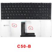 TOSHIBA LAPTOP KEYBOARD C50-B BLK UK