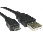 USB 2.0 A Male to MICRO B Cable 1M