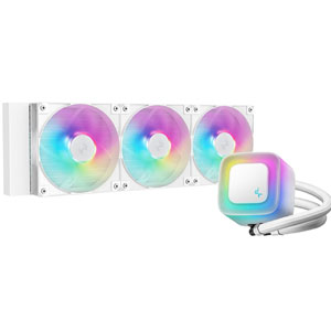 DeepCool LE360 V2 White 360mm Liquid CPU Cooler, Triple 120mm ARGB Fan