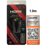 MAXAM 1M HDMI CABLE M-M- PREM CERT CABLE