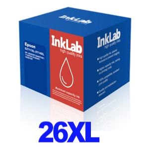 InkLab 2621-2634 Epson Compatible Multipack Replacement Ink