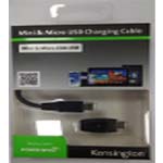 Kensington Charge & Sync Cable Mini USB to Micro USB Adapter PC Mac Mobile Phone