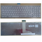 TOSHIBA SATELLITE PRO C850 C855 C850D C870 L850 L855 UK KEYBOARD WHITE FRAME 