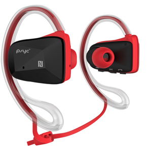 PSYC Elise SX Red Bluetooth wireless sports headphones