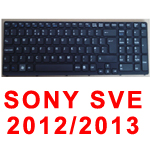 SONY LAPTOP KEYBOARD SVE15 BLACK UK