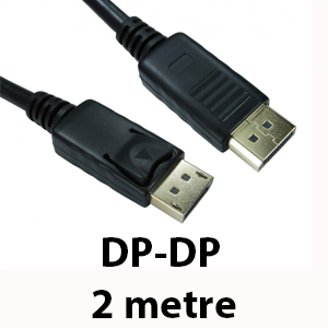 DISPLAY PORT TO DISPLAY PORT 2 METRE CABLE
